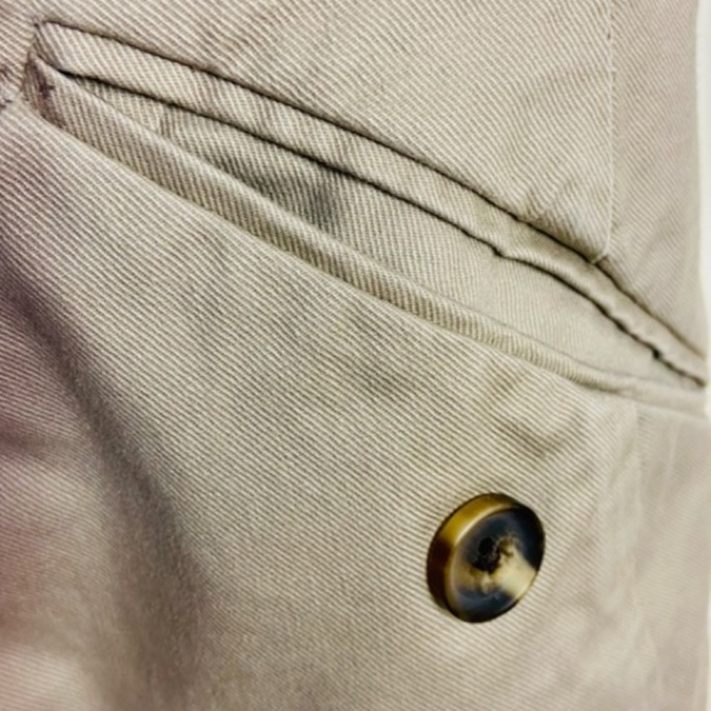 Converse One Star Denim Button Down Jacket Beige … - image 7